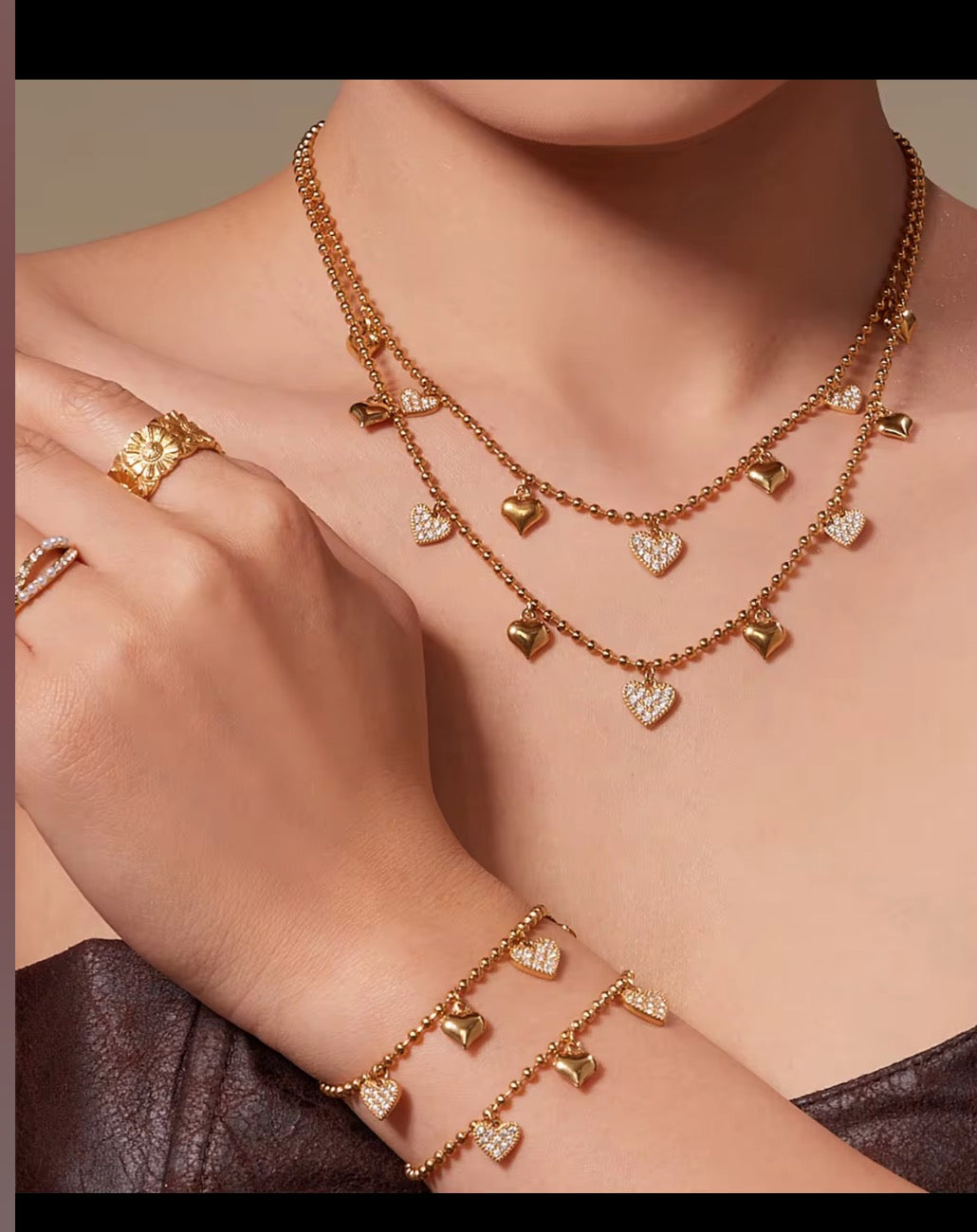 “Elegant Jewelry Collection ✨” - Laura golden jewelry