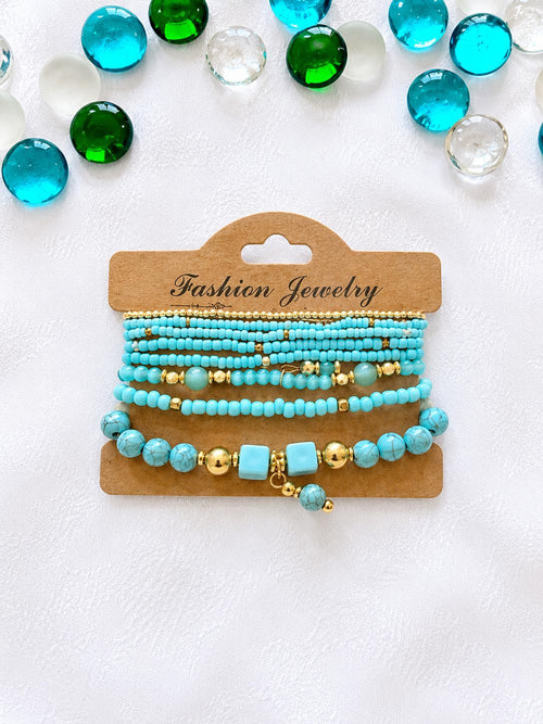 “Elegant Beaded Bracelets” ✨ - Laura golden jewelry