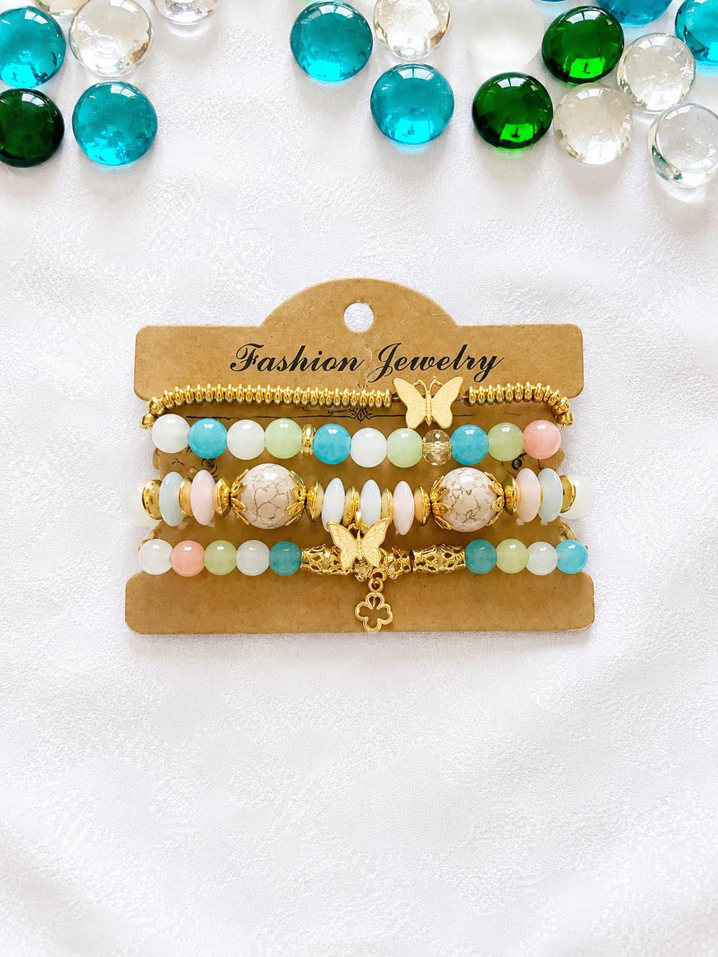 “Elegant Beaded Bracelets” ✨ - Laura golden jewelry